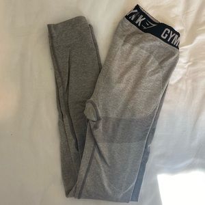 Gray gym shark leggings! Medium